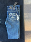 Grace in LA EB81804 Embellished Bootcut Jeans