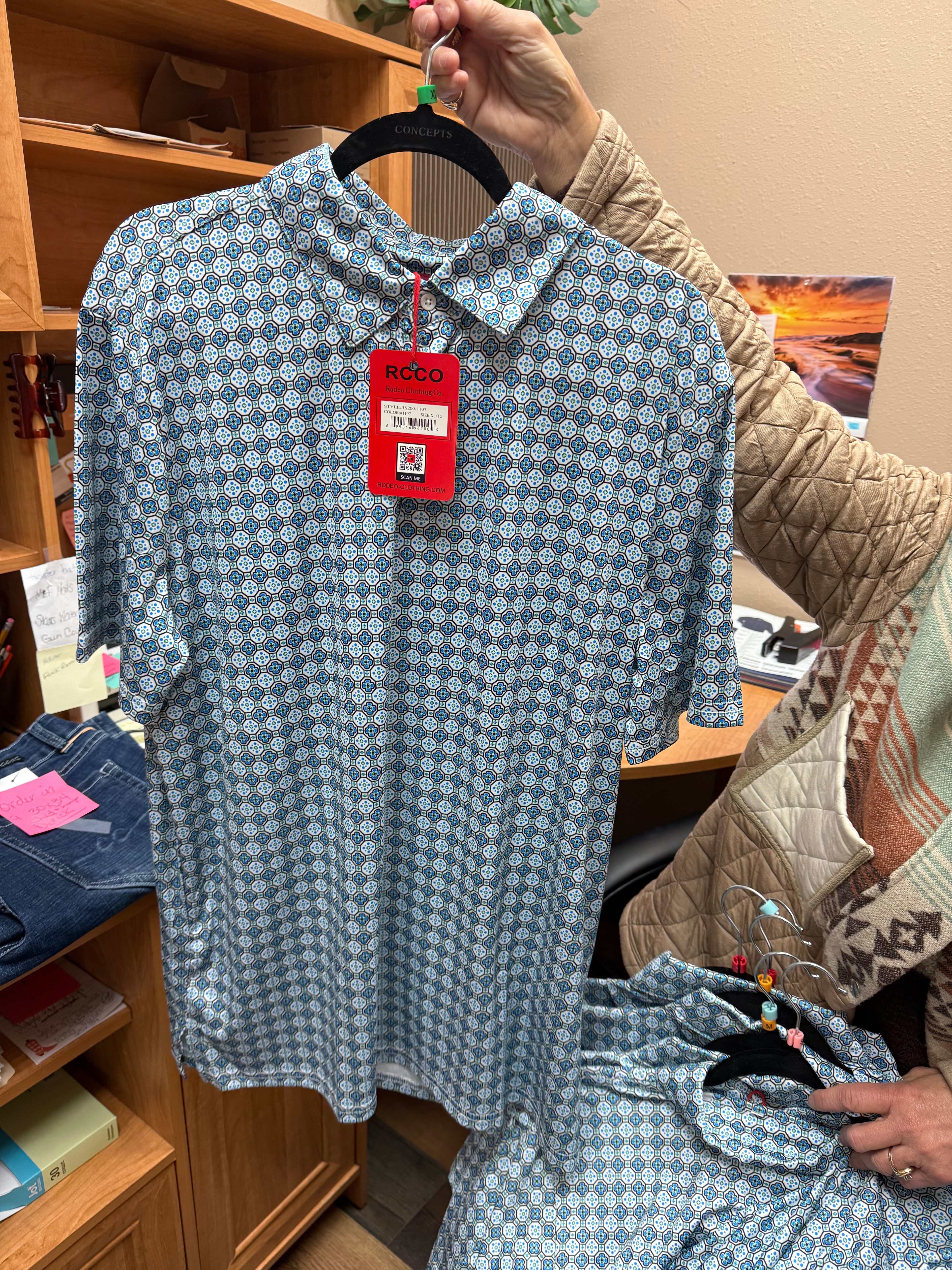 Modal Printed Polo RS200-1107