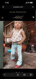 CC Girls Trouser Light Wash