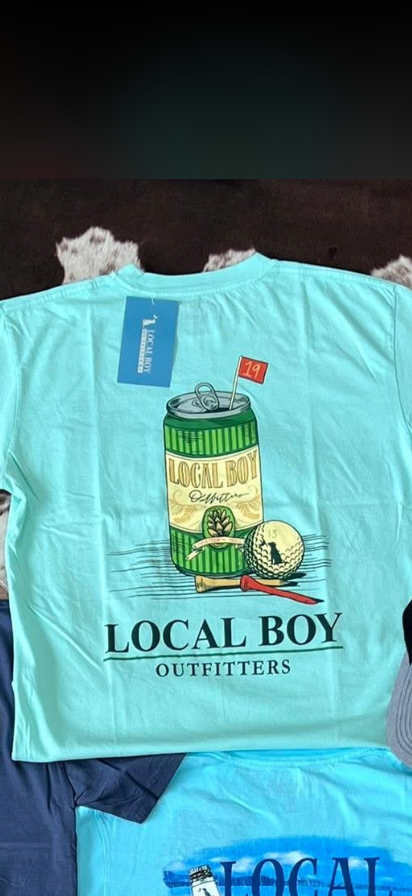 Local Boy 19th Hole T-Shirt in Island Reef