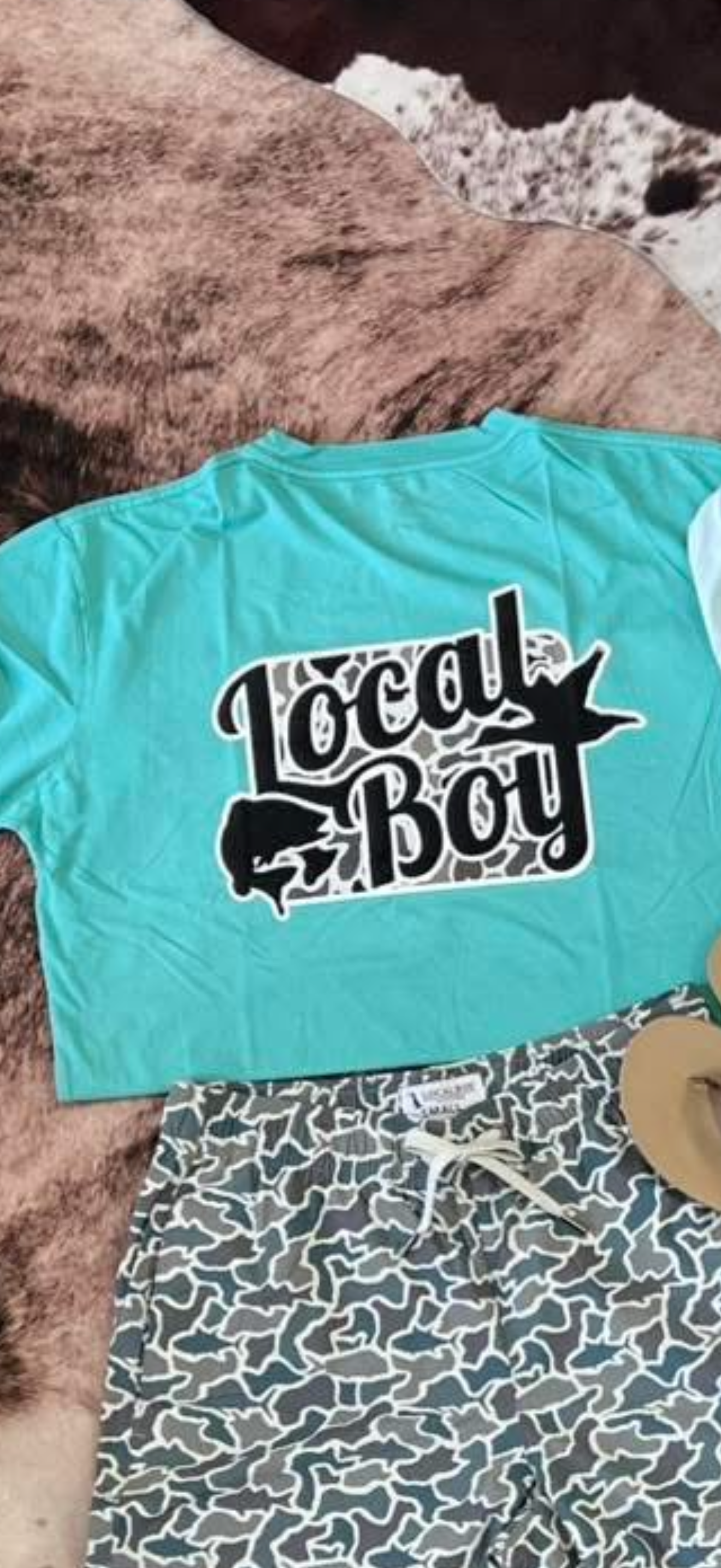 Open Season Localflage S/S Shirt Seafoam