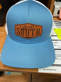 Old South Leather Patch Trucker Hat