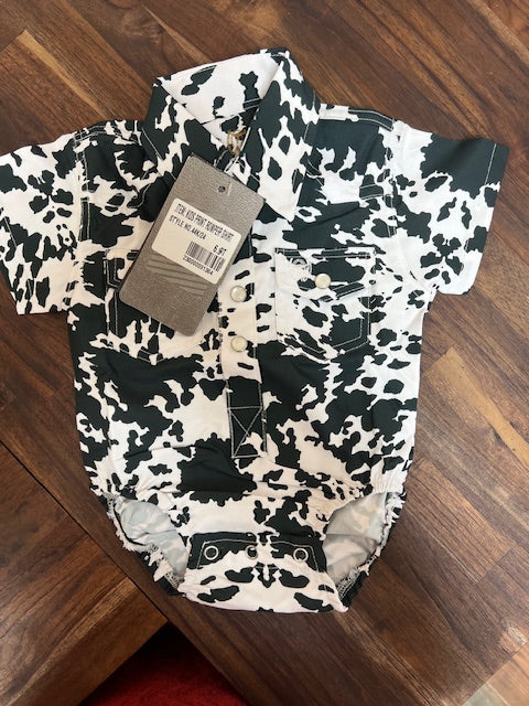 Cowprint Onesie