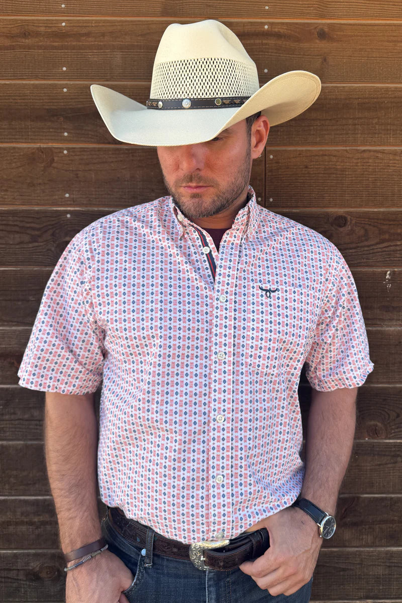 Drover Vaquero Short-Sleeve Cotton Western Shirt