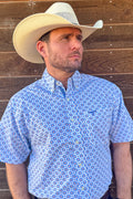 Drover Coyote Short-Sleeve Cotton Western Shirt