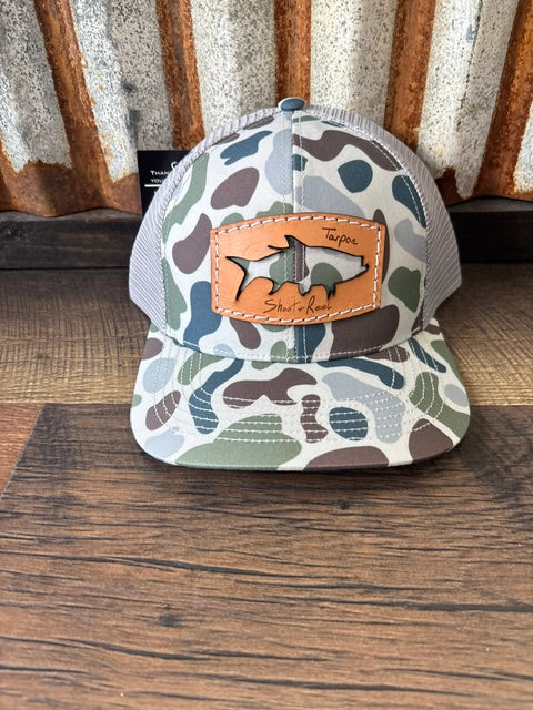 Old's Cool Brackish Smoke Tarpon Cutout Patch