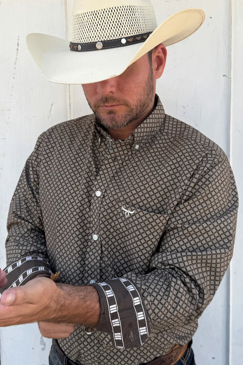 Drover Cheyenne Long-Sleeve Cotton Western Shirt