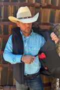 Drover Black Concealed Carry Softshell Vest