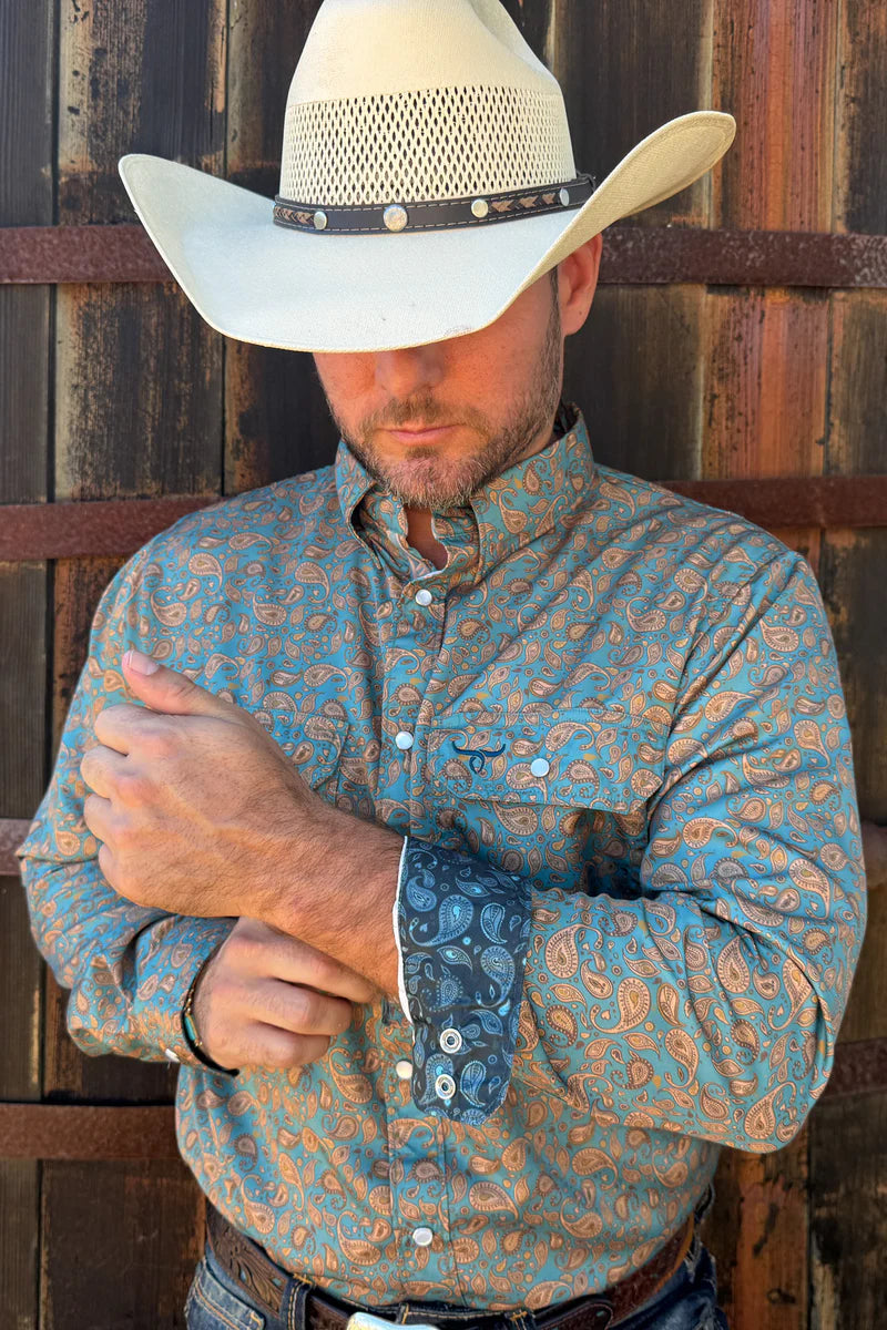 Drover Buckeye Long-Sleeve Performance Vent Shirt