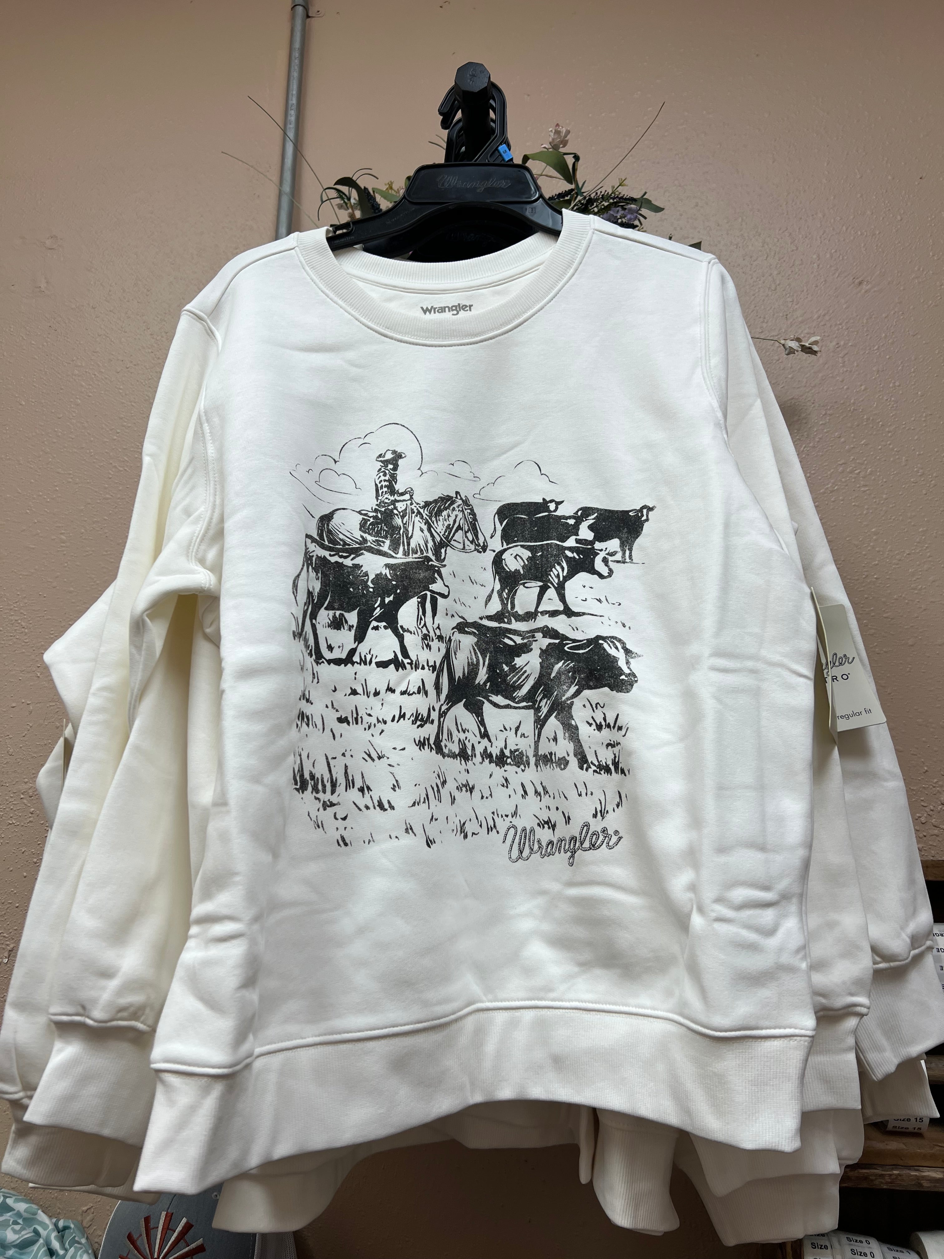 Wrangler Delle Egret Sweatshirt