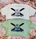 Florida Flag Alligator T-shirt Light Olive