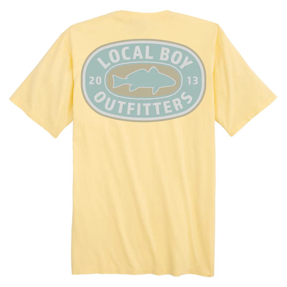 Local Boy youth Sandy Red T-Shirt in Banana