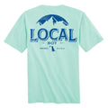 Local Boy Distressed Latte T-Shirt in Island Reef