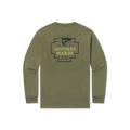 Southern Marsh Cowboy Badge Long-Sleeve Tee – Dark Green