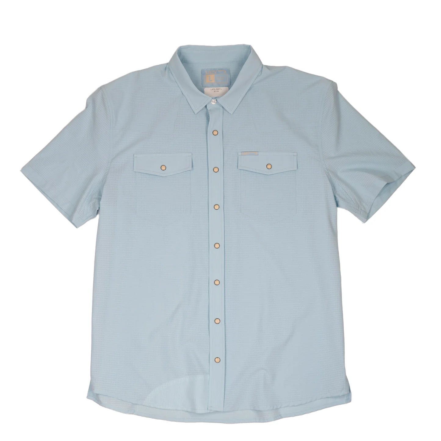 Airflow Pearl Snap - Baby Blue