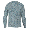 Local Boy long sleeve Heather Blend Crew in Cobblestone Gray