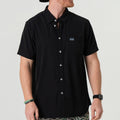 Heather Black Polo