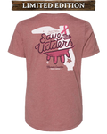 Limited Breast Cancer V Neck Mauve