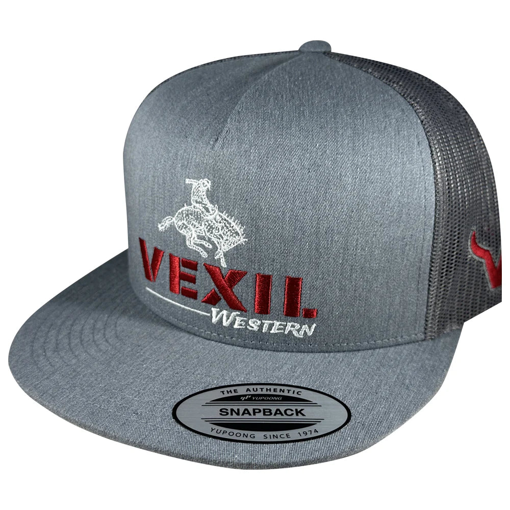 Vexil Western - Bronc - Heather Grey/Grey Mesh