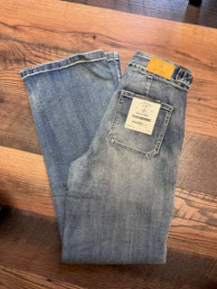Women's Western Blue W2375-WL light-wash wide-leg western jeans
