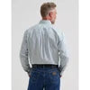 Wrangler Mens George Strait One Pocket Shirt Harbor Teal - 112381967 – view 2