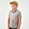 Youth Performance Polo - Classic Deer Camo