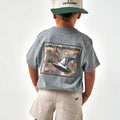 Youth Tee - Mallard Duck Stamp - Dark Heather Grey