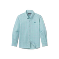 Southern Marsh Youth Odessa Performance Dress Shirt – Green & Teal