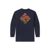 Southern Marsh Youth Landing Zone Long-Sleeve Tee – Navy