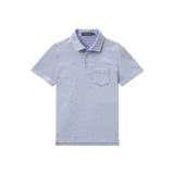 Southern Marsh Youth Nantucket Stripe Polo – French Blue