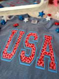 Leopard USA Tee Shirt