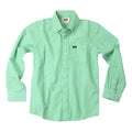 Gingham Long Sleeve Shirt/Green