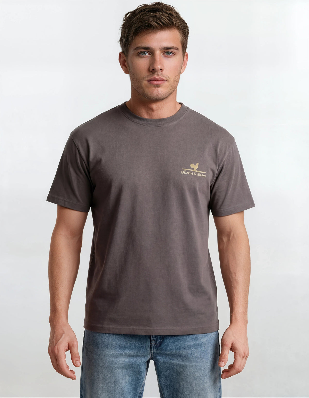 Beach & Barn Cowboy Catch Tee lifestyle back view