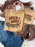 Boys' sand Later Gator front and back graphic T-shirt