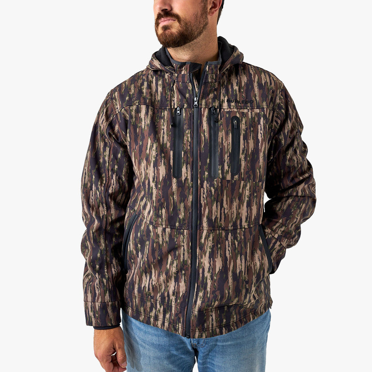 BURLEBO Men’s Challenger Waterproof Jacket in Midland Camo