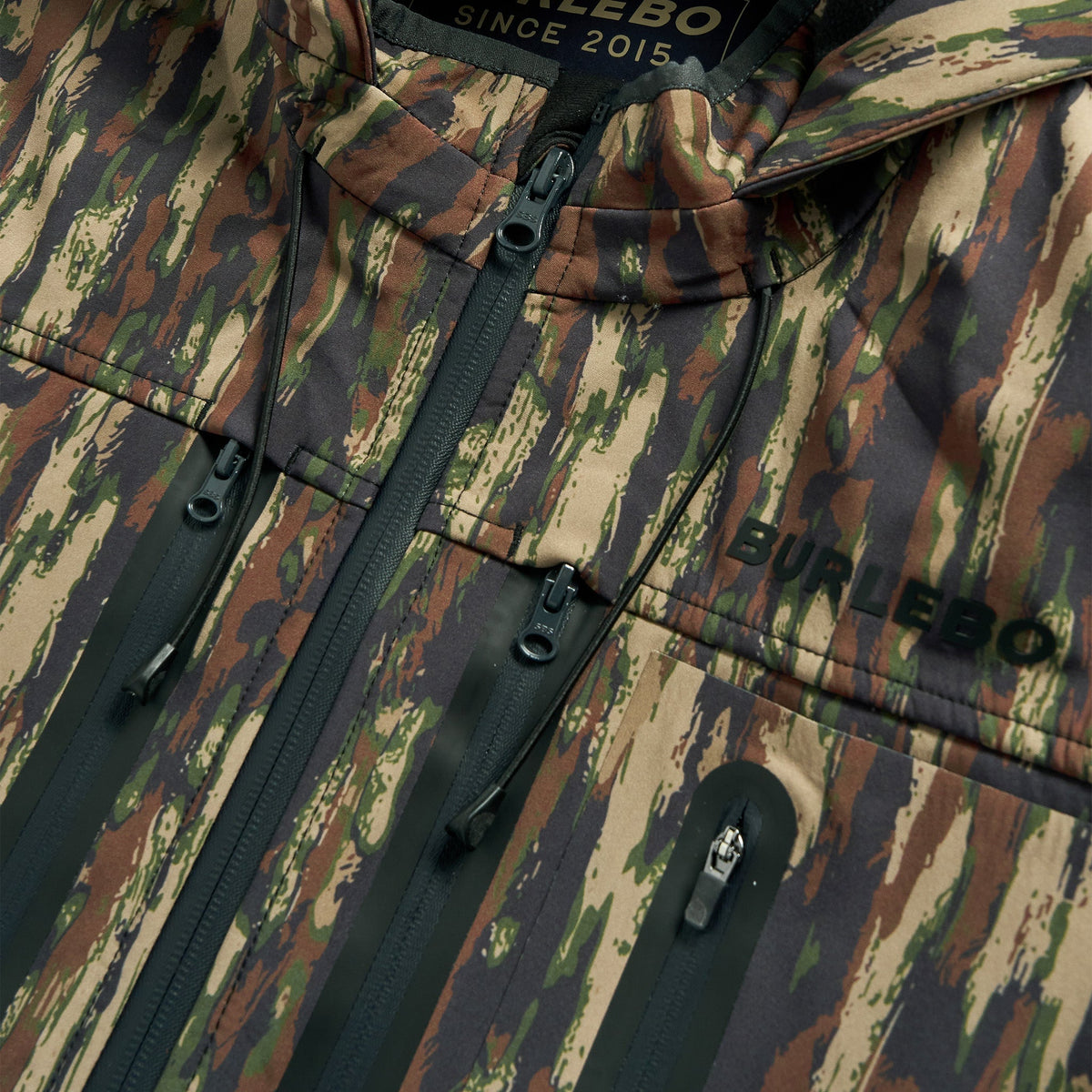 BURLEBO Challenger Midland Camo waterproof jacket view 5