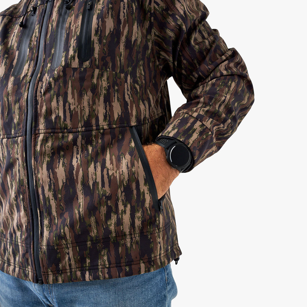 BURLEBO Challenger Midland Camo waterproof jacket view 7