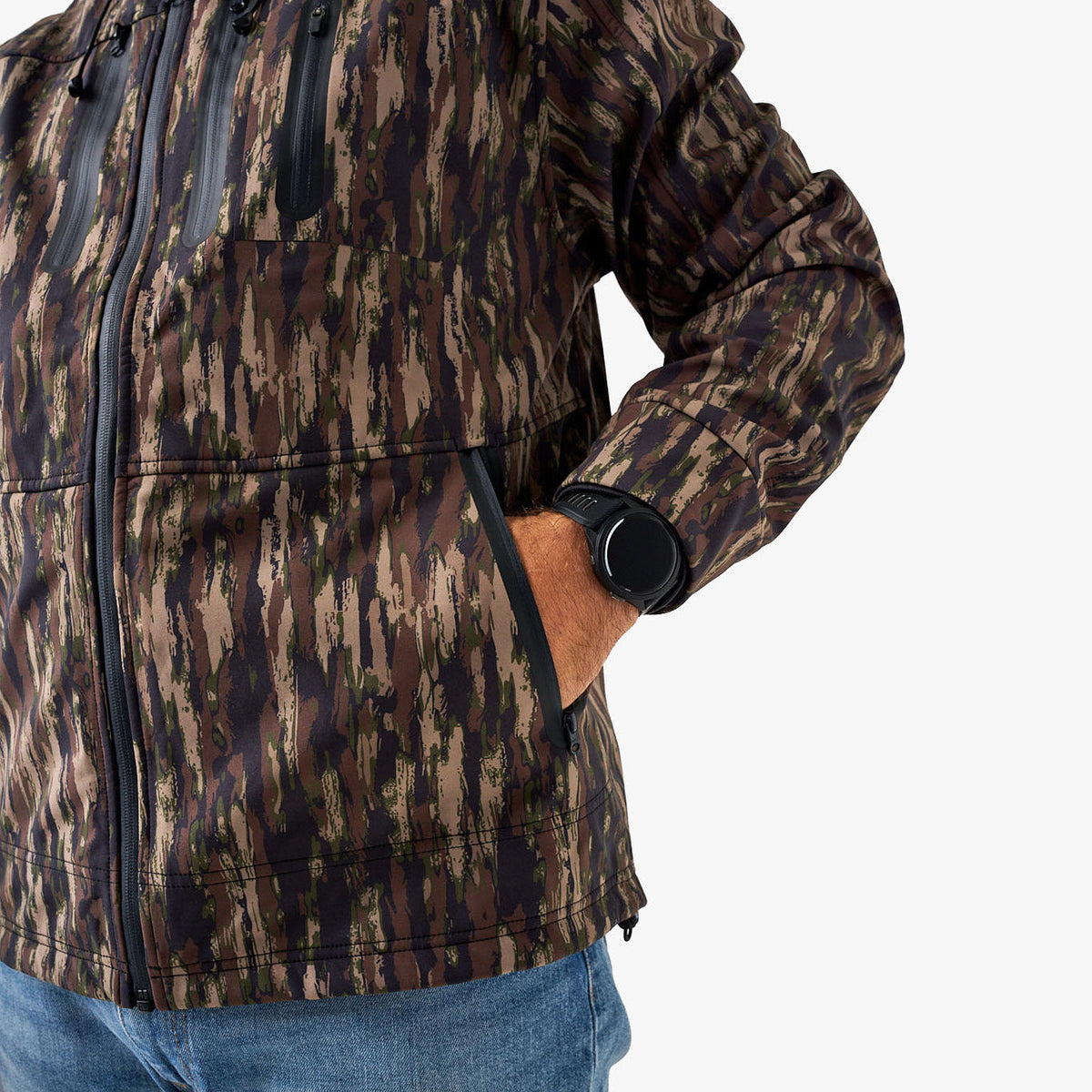 BURLEBO Challenger Midland Camo waterproof jacket view 7