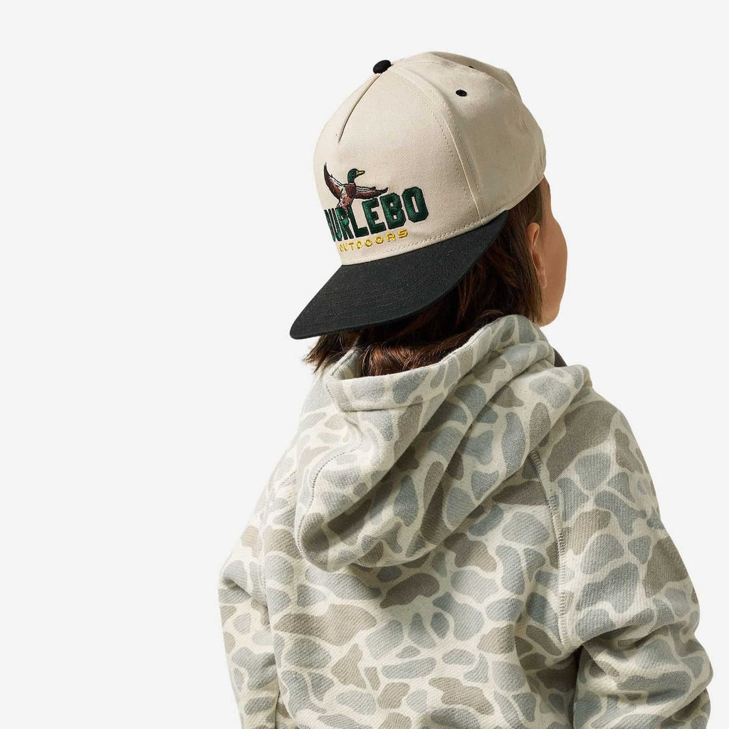 Close-up of Classic Deer Camo hoodie hood