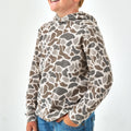 BURLEBO Youth Thermal Hoodie in Classic Deer Camo