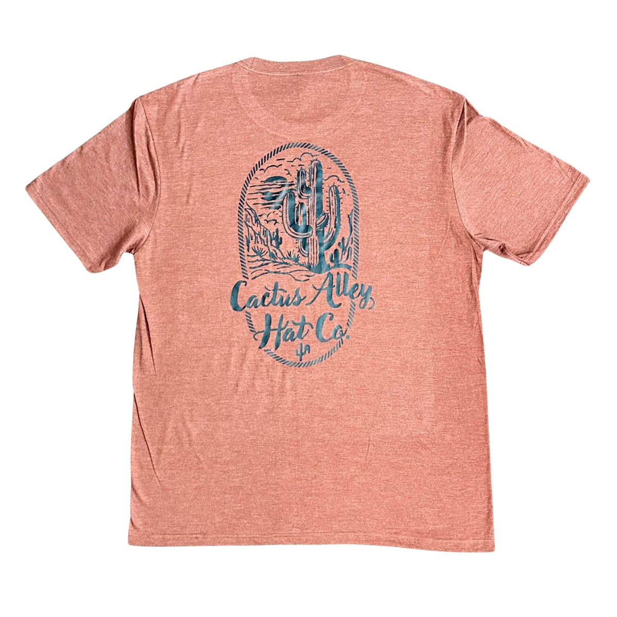Cactus Alley Desert Rope Heathered Russet adult tee