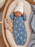 Cowboy Boots Organic Cotton Baby Gown