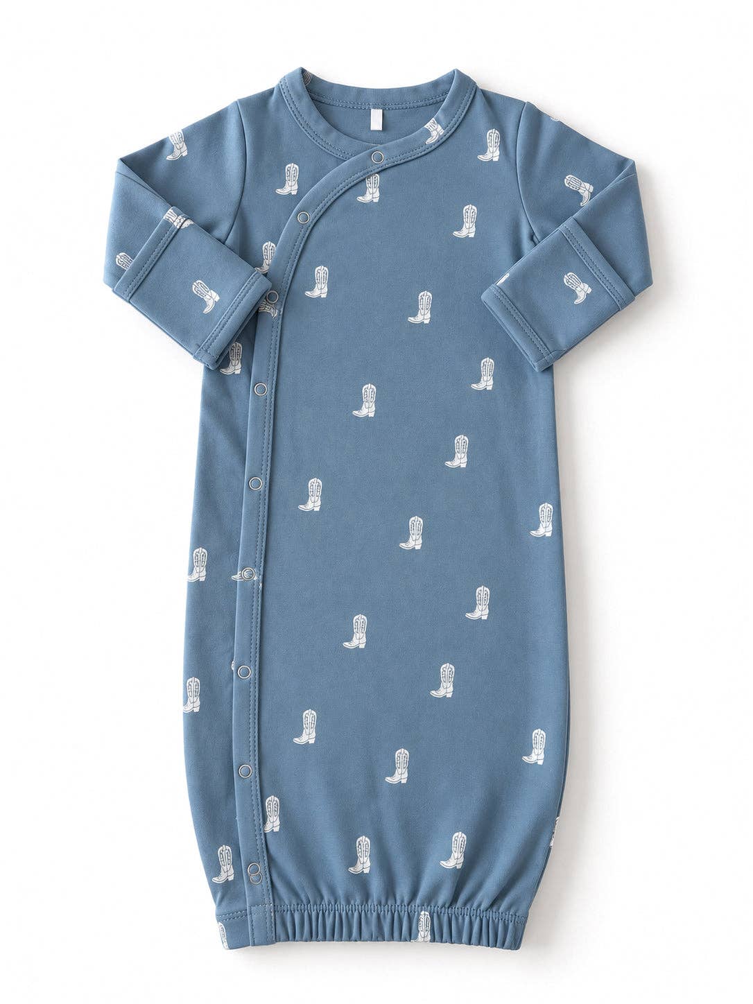 Cowboy Boots Organic Cotton Baby Gown - view 3