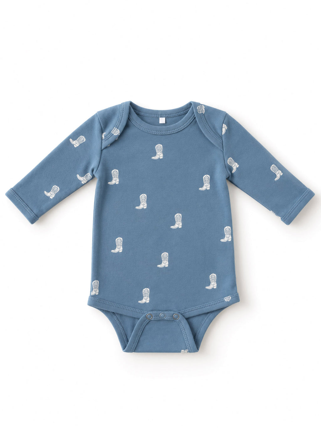 Cowboy Boots Organic Cotton Long Sleeve Bodysuit - view 2