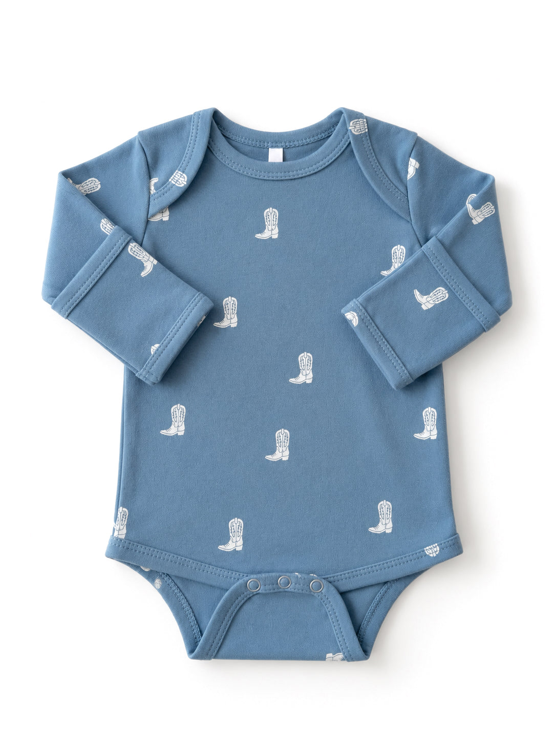 Cowboy Boots Organic Cotton Long Sleeve Bodysuit - view 3