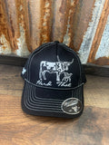 Cowboy Hardware youth Herd That black cow and calf embroidered cap
