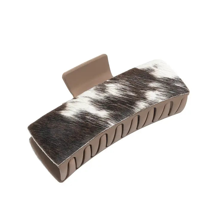 Cowhide Hair Clip