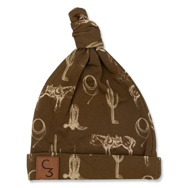 Cowkid Desert Dreams Baby Sleep Gown & Hat, alternate view 2