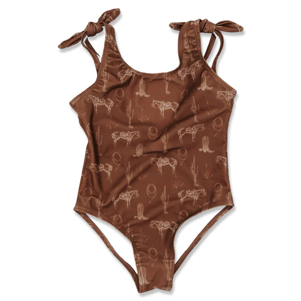 Cowkid Desert Dreams Girls' One-Piece Swimsuit