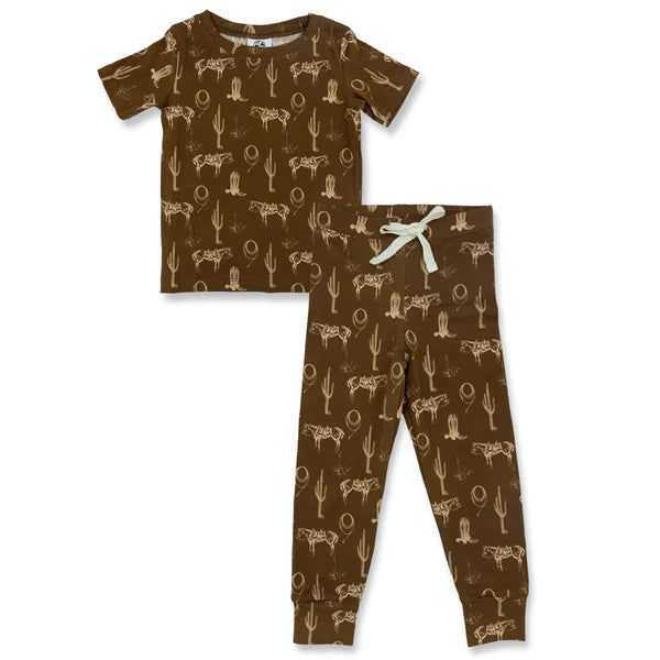 Cowkid Desert Dreams Short Sleeve Set